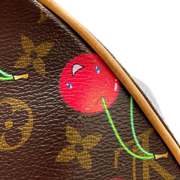 Louis Vuitton Cherry bag Monogram Cerises Lizard Sac Fermoir MM Murakami Exotic - Picture 13 of 16